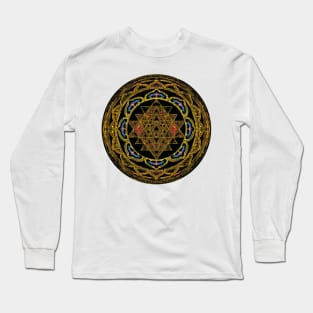 Ultimate Health Wealth Mandala Long Sleeve T-Shirt